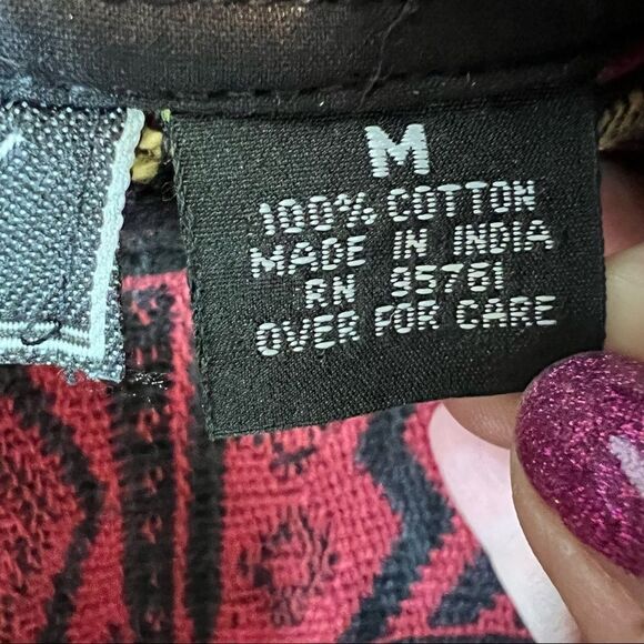 Vintage New Identity Southwest Cropped Gaucho Tapestry Blanket Jacket - Picture 5 of 10